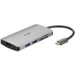 USB-C HUB 8Port D-Link DUB-M810 3xUSB3.0 USB-C HDMI 4K SD...
