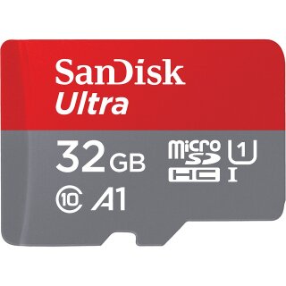 CARD 32GB SanDisk Ultra microSDXC 120MB/s +Adapter