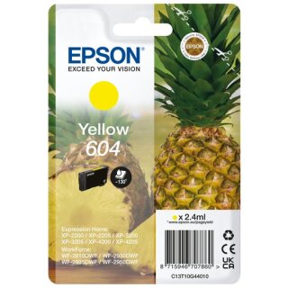 Epson Tinte 604 C13T10G44010 Gelb bis zu 130 Seiten