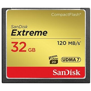 CARD CF 32GB SanDisk Extreme CompactFlash Speicherkarte
