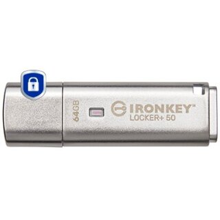 STICK 64GB USB 3.2 Kingston IronKey Locker+ 50
