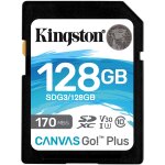 CARD 128GB Kingston Canvas Go! Plus XC 170MB/s