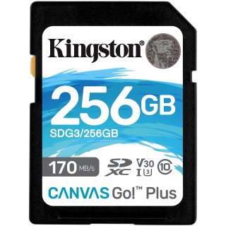 CARD 256GB Kingston Canvas Go! Plus XC 170MB/s