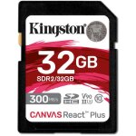 CARD 32GB Kingston Canvas React Plus SDXC 300MB/s