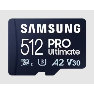 CARD 512GB Samsung PRO Ultimate microXC 200MB/s +USB-Kartenleser