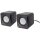 MANHATTAN 2600 Lautsprechersystem Voller Stereoklang und kompaktes Format optimal fuer das mobile Musikerlebnis