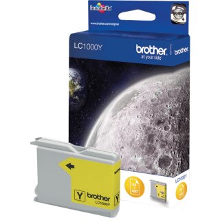 Brother Tinte LC-1000Y Gelb bis zu 400 Seiten nach ISO 24711