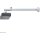 NEOMOUNTS Projector Wall Mount Universal BEAMER-W100SILVER 12 kg Laenge 79 bis 129cm 31 bis 50.5Zoll Farbe Silber
