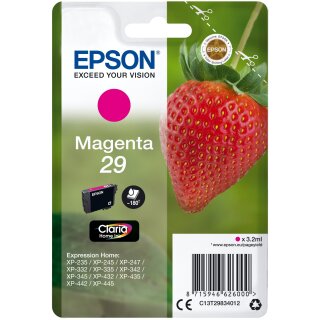 Epson Tinte 29 C13T29834012 Magenta bis zu 180 Seiten