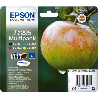 Epson Tinte T1295 4er-Pack black + color T1295