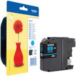 Brother Tinte LC-121C Cyan bis zu 300 Seiten A4 nach ISO...