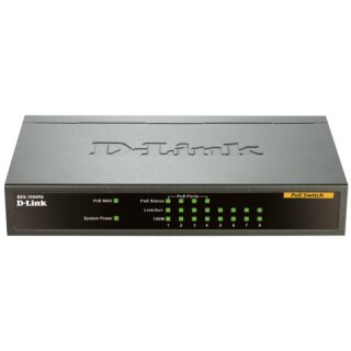 8P D-Link DES-1008PA Metall PoE