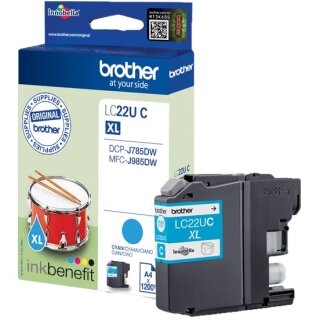 Brother LC22UC cyan