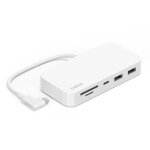 Belkin USB C 6-in-1 Multiport-Hub mit Halter