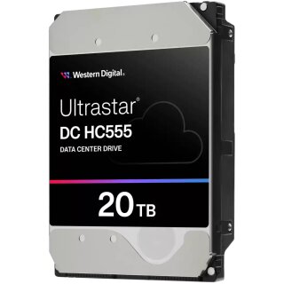 WESTERN DIGITAL Ultrastar DC HC555 8,89cm 3,5Zoll 26.1 20TB 512 7200RPM SAS ULTRA 512E SE P3 DC