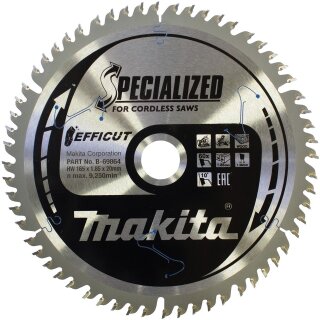 Makita B-69864 EFFICUT Sägeblatt 165x20x60Z