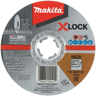 Makita E-00418 Trennscheibe 125x1.2mm INOX