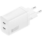 4smarts Charger PDPlug Dual 45W GaN 2xC white