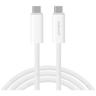 4smarts USB-C Kabel PremiumCord 240W 1.5m. wei