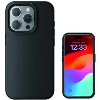 4Smarts Silikon Case fr Apple iPhone 15 Pro Max