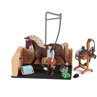 Schleich Horse Club 42438 Waschplatz m. Emily & Luna