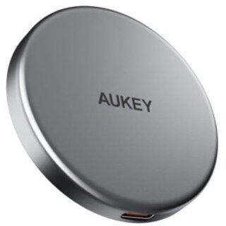 Aukey Ladeplatte MagFusion Aura Qi2 15W Wireless schwarz