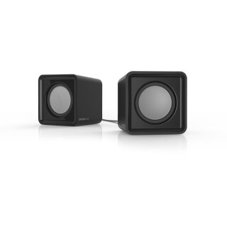 Speedlink Lautsprecher TWOXO. Stereo. schwarz retail
