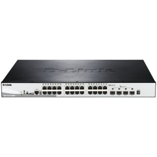 D-Link DGS-1510-28XMP 28-Port Smart Mgd. PoE+ Gigabit Switch