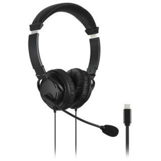 Kensington Headset Hi-Fi mit Mikrofon. USB-C schwarz
