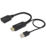 Equip HDMI Adapter Displayport St/Bu 0.15m 4K/60Hz sw