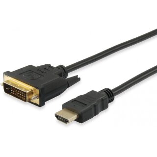 Equip HDMI A auf DVI(24+1) St/St 2.0m 1920x1200/60Hz sw