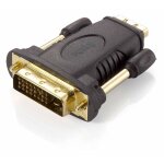Equip HDMI Adapter A-DVI(24+1) Bu/St 1920 x 1200 sw...