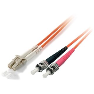 Equip LWL Patchkabel LC->ST 5.00m Singlemode Duplex OS2 ge Polybeutel