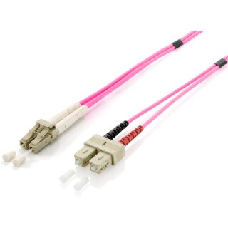 Equip LWL Patchkabel LC->SC 0.50m Multimode Duplex OM4 vi Polybeutel
