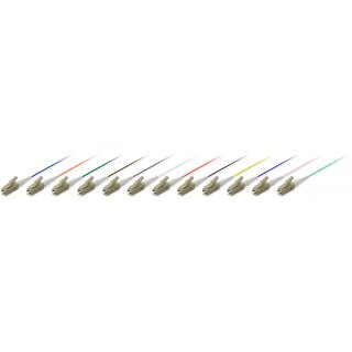 Equip LC/PC Pigtail Multi Mode Duplex OM4 1Set/12Stk. 1.0m