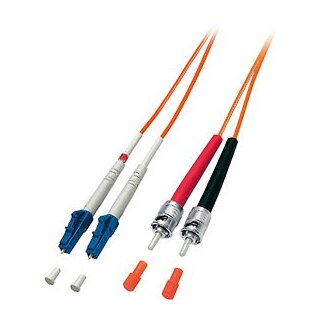 Equip LWL Patchkabel LC->ST 10.00m Multimode Duplex OM2 or Polybeutel