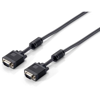 Equip VGA Kabel HD15 St/St 1.80m 1920x1080/60Hz schwarz Polybeutel