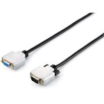 Equip VGA Kabel Verl. HD15 St/Bu 20.00m 1024x 768/60Hz sw/si
