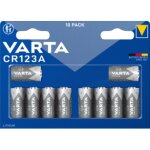 Batterie CR 123A 3 V *Varta* Fotobatterien - 10-Pack