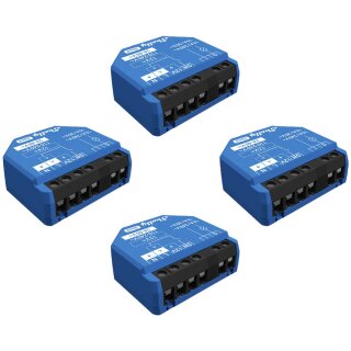 Shelly Relais "1 Gen3 4er Pack" max 16A 1 Kanal WLAN BT