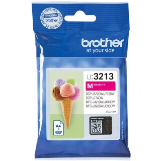 Brother Tinte LC-3213M Magenta bis zu 400 Seiten nach ISO/IEC 24711