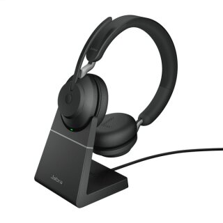 Evolve2 65 Stereo UC USB-C schwarz inkl. Ladestand