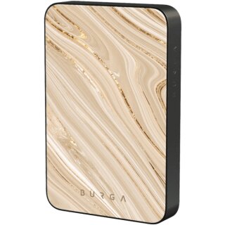 Magnetic Powerbank 5.000mAh Full Glam gunmetal