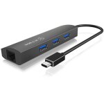 ICY BOX IB-HUB1406-C USB-C HUB 4-Port 3xUSB 3.0;...