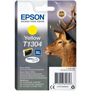 Epson Tinte 1LB T1304 ink cartridge yellow extra high capacity 10.1ml 1-pack blister without alarm - DURABrite Ultra Ink