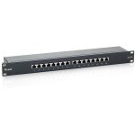 Equip Patchpanel 16x RJ45 Cat6 19" FTP 1HE ISO/IEC...