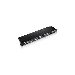 Equip Patchpanel 48x RJ45 Cat6 19" FTP 1HE ISO/IEC schwarz