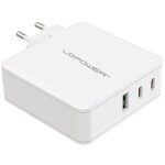 LC-Power Charger GaN 2x USB-C/USB-A 100W LC-GAN-100...