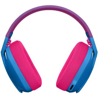 LOGITECH Lightspeed G435 Headset full size Bluetooth / 2.4 GHz radio frequency wireless blue Discord Certified