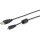Equip Kabel USB-A 2.0 -> micro B St/St 1.00m Ferrit schwarz Polybeutel